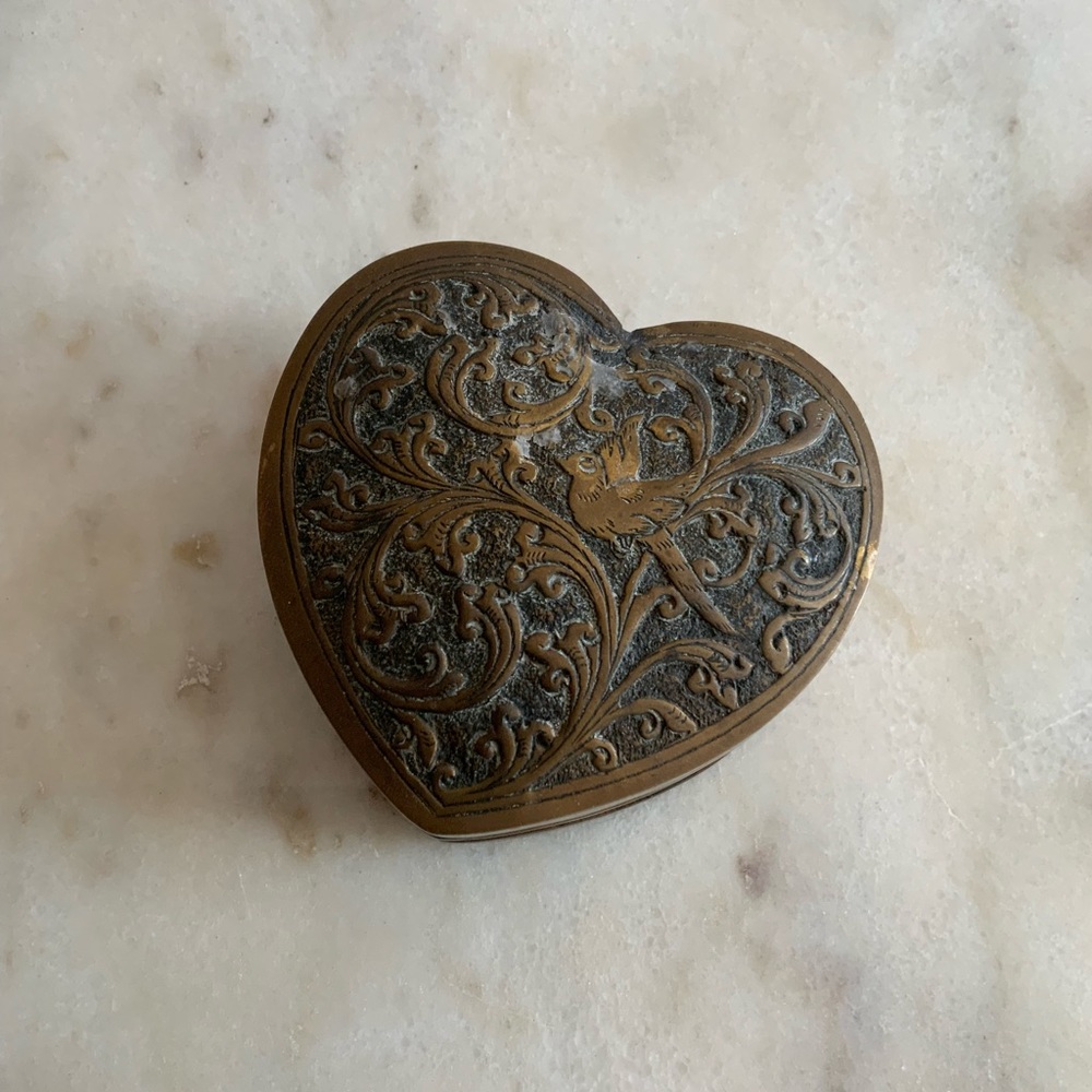 Etched Heart Box